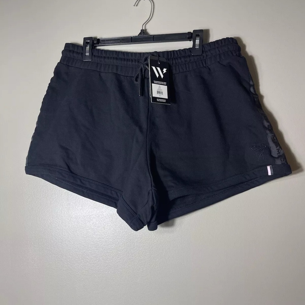 Inter Miami Women’s Shorts Cotton Size 2XL Black Soccer MLS Florida New